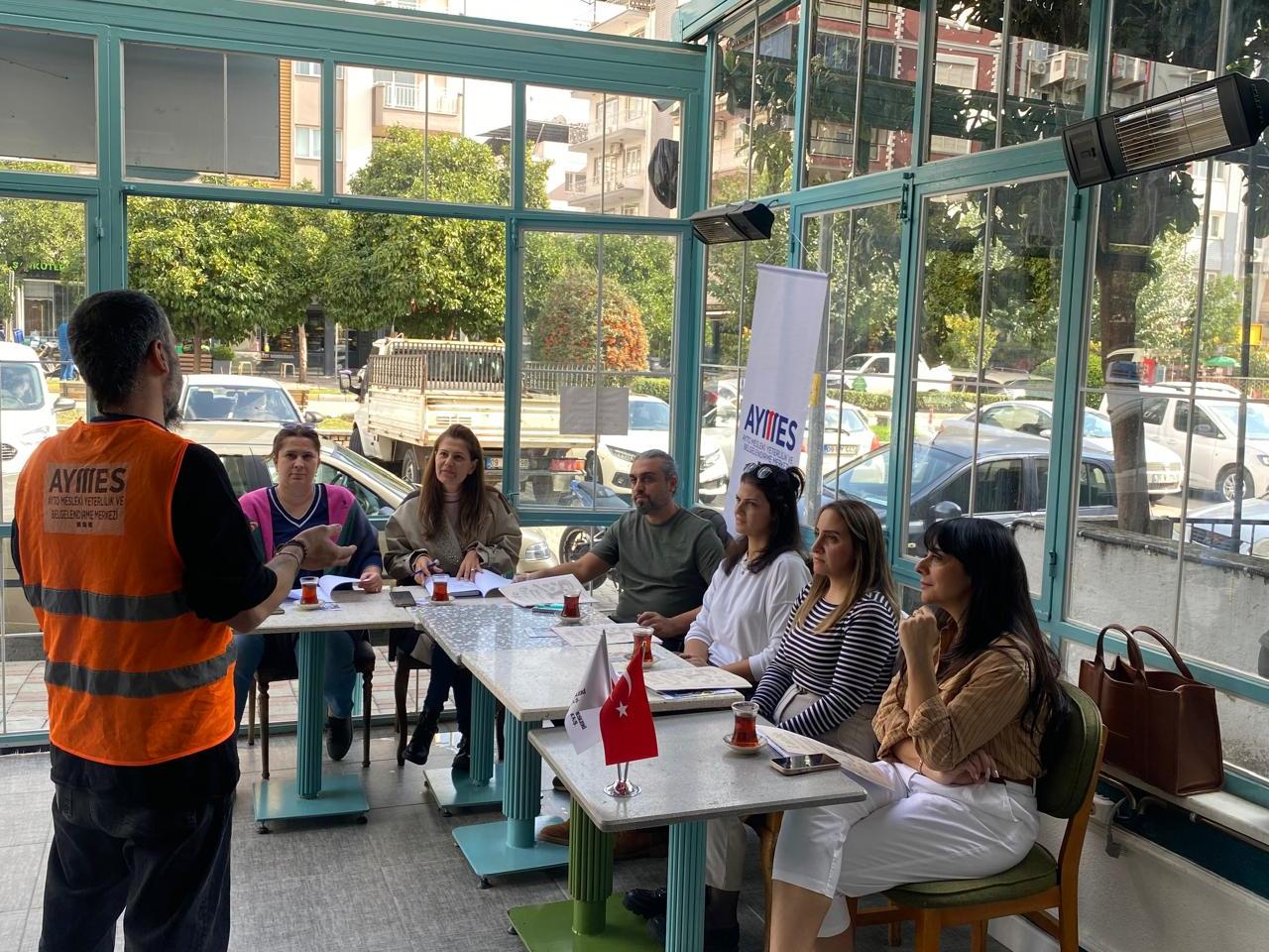 Ayto Aymes Barista Eğitimi Tamamlandı Ayto AYMES Mesleki Yeterlilik ve Belgelendirme Merkezi tarafından düzenlenen Barista eğitimi başarıyla tamamlandı.